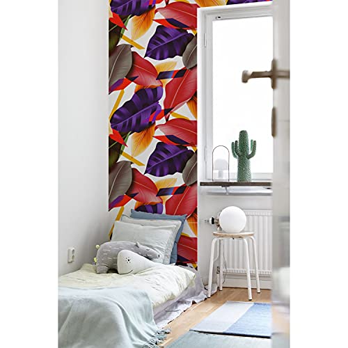 Papier peint auto-adhésif magic-stick fleurs abstraites grand format 250x250