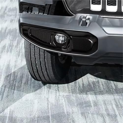 Cubierta de luz antiniebla Jeep Wrangler JL Gladiator 2018-2024 moldura protectora frontal 4