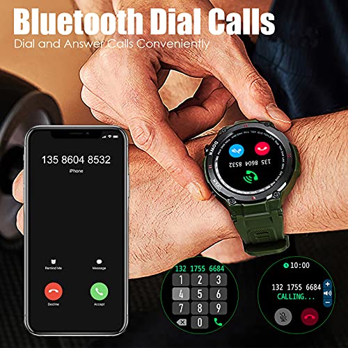 ▷ Reloj inteligente militar para hombres al aire libre impermeable