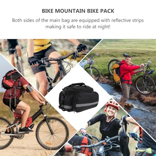 Sacoche de vélo arrière imperméable de grande capacité pour cyclisme - 6