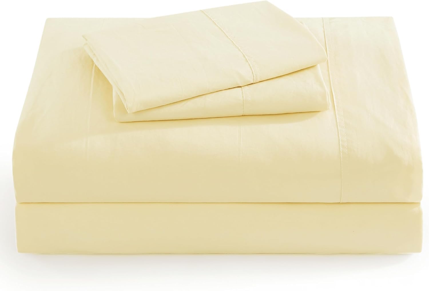 Crescent Bedding Hospital Twin XL 100% Cotton Jersey Sheet Set in Cream