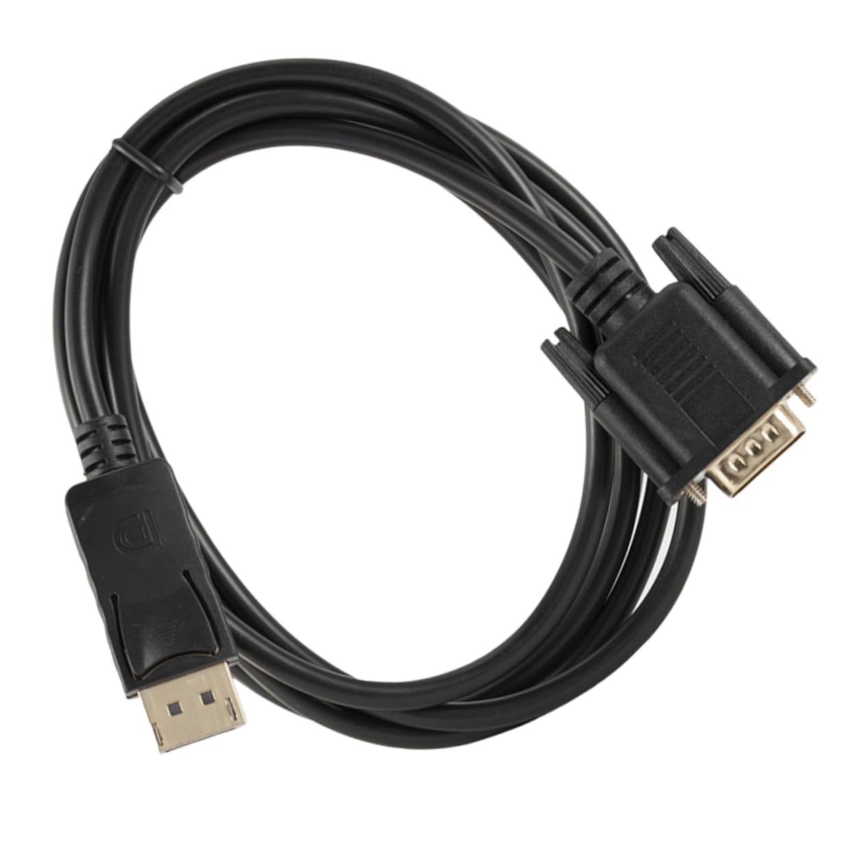 to Vga Cable High Definition Video Converter Cord for Desktop Computer Monitor Projector with Easy Release Button and Connector