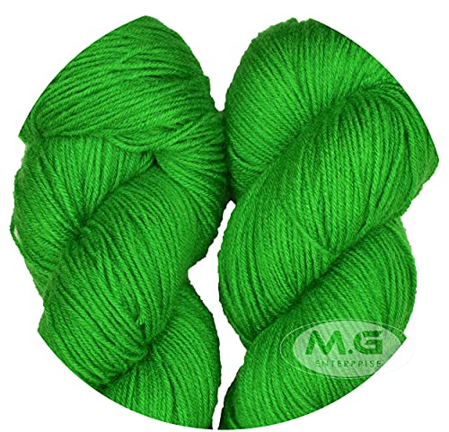 Image of Brilon Parrot (300 gm) Wool Hank Hand Knitting Wool /Art Craft Soft Fingering Crochet Hook Yarn, Needle Knitting Yarn Thread dye SM-WYIE