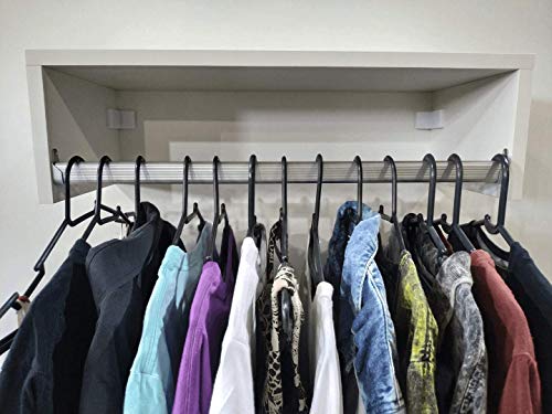 Arara De Roupas Cabideiro De Parede 60cm 100% Mdf (branco)