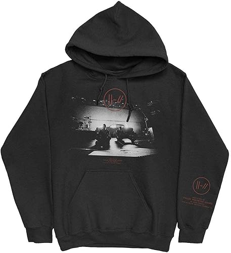 Twenty One Pilots Dark Stage - Sudadera con capucha para hombre, talla XL, color negro, Negro -