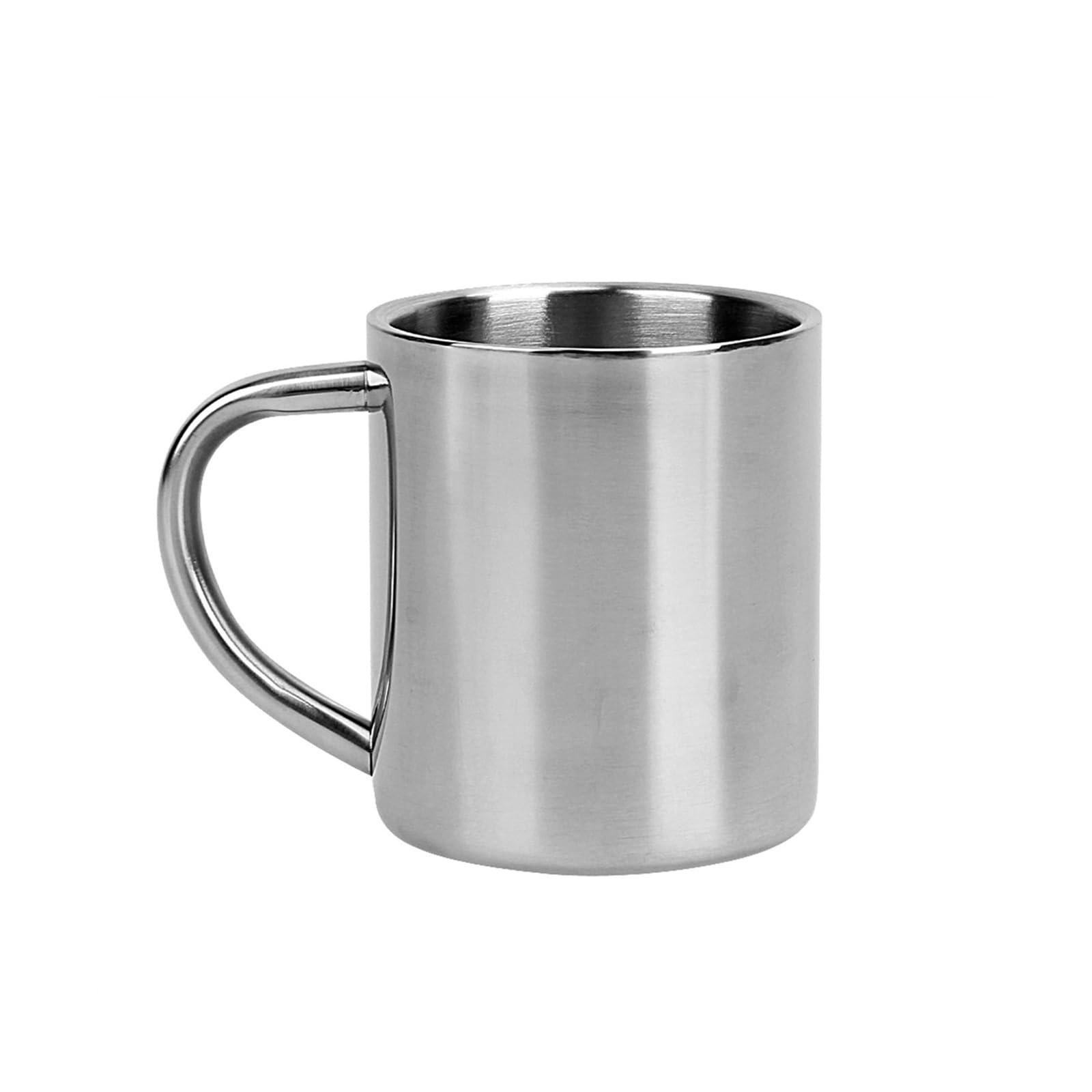 Camping Wandern Kaffee Teetasse Doppelschicht Edelstahlbecher mit Henkel Frühstück