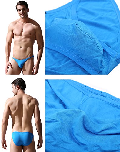 Ykc Jinshi Mens Briefs String Bikini Sexy Thong Underwear 12-Pack L #TOP3