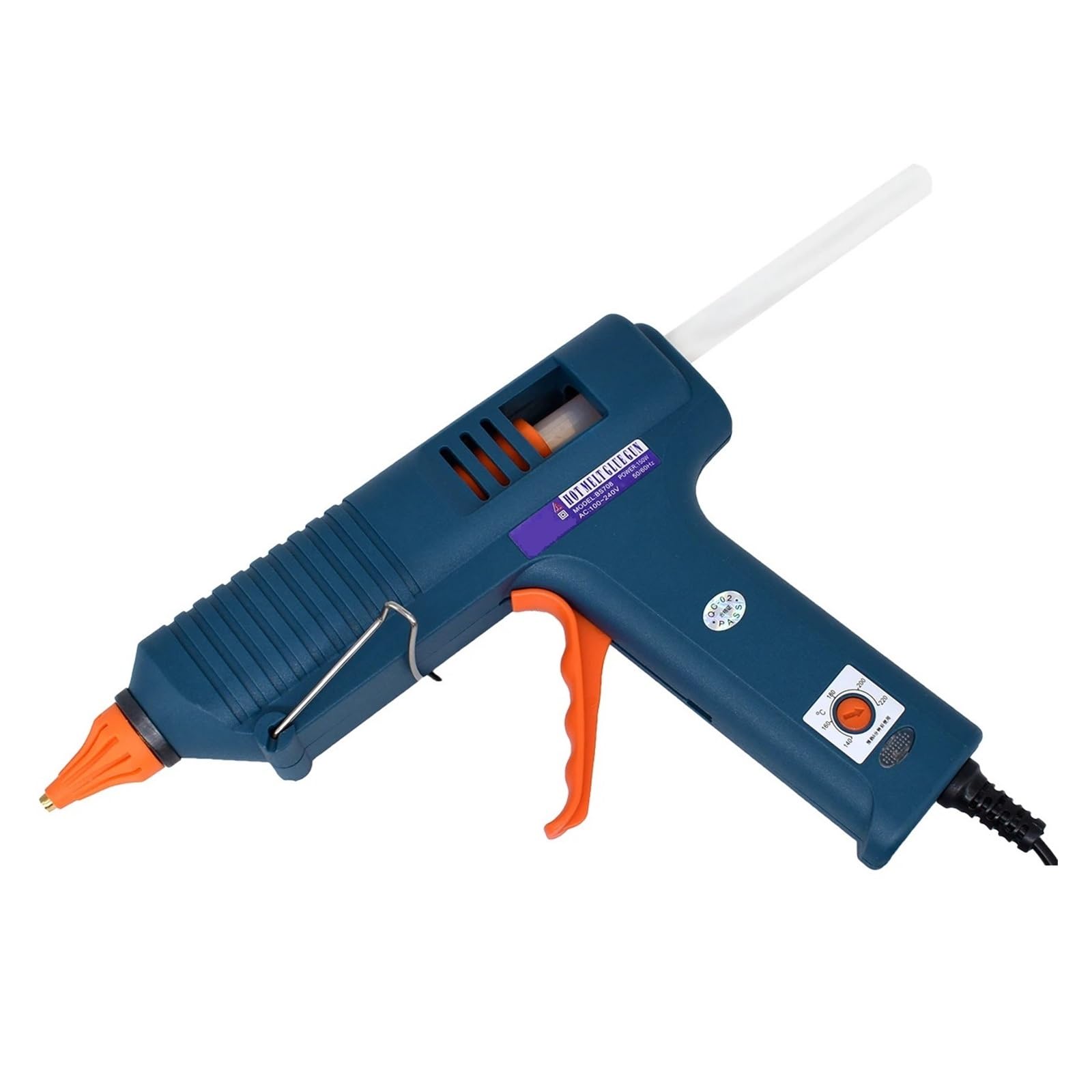Pistolet Do Klejenia Na Gorąco 150 W 4 Kombinacje Regulowana Temperatura Nadaje Się Do Napraw Rzemieślniczych Diy Użyj Kleju W Sztyfcie 11mm Dysza Z Czystej Miedzi Szerokie Zastosowanie(PACKAGE-2)