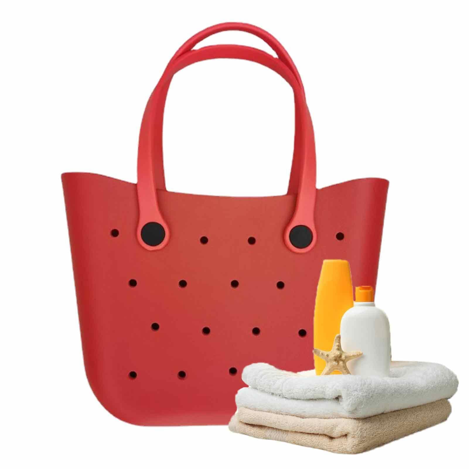 Bolsa de playa impermeable de EVA, bolsa grande lavable, fácil de transportar, bolsas de viaje duraderas para deportes de piscina en la playa, regalo para niñas, mujeres