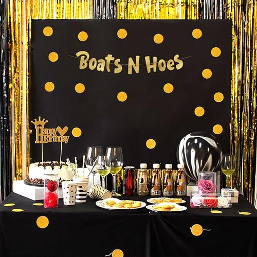 Funny Bachelorette and Bachelor Party Gold Glitter Banner - Nautical Themed Bachelor and Bachelorette Party Decorations, Favors and Supplies3