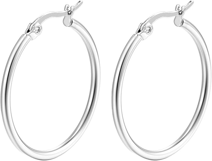 10 Paia Di Orecchini Da Donna In Acciaio Inox – Mix Di Stili, Ipoallergenici, Impermeabili - 3