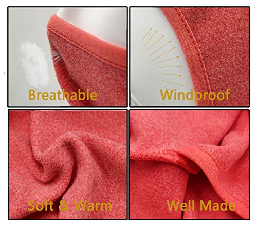 Image of Kids Balaclava Ski Mask Windproof Fleece Neck Warmer Gaiter Winter Face Warmer for Cold Weather Boys Girls