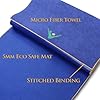 Aurorae-Synergy-2-in-1-Yoga-Mat-with-Integrated-Non-Slip-Microfiber-Towel-Best-for-Hot-Ashtanga-Bikram-and-Active-Yoga-Where-You-Sweat-and-Slip-Stops-Slipping-and-Bunching-Patent-Protected Aurorae Non Slip 2-in-1 Yoga Mat with Integrated Towel, 72-Inch