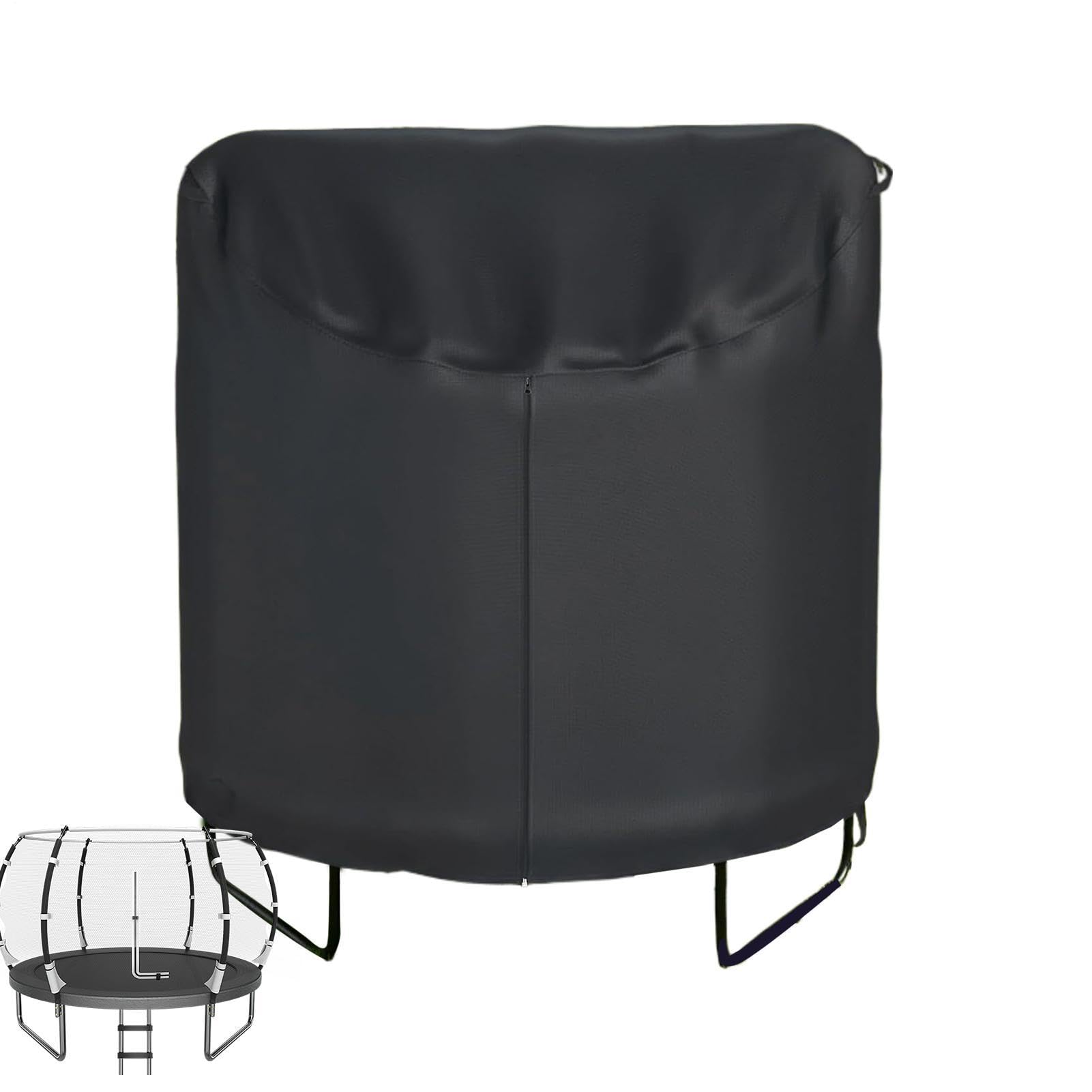 Tklwpai Kids Trampoline Rain Cover, Winter Outdoor Trampoline Folding Canopy, Waterproof Heavy-Duty Protective Cover, For Jumping Bed Children Rain Sun Snow Outdoor Yard Garden Backyard
