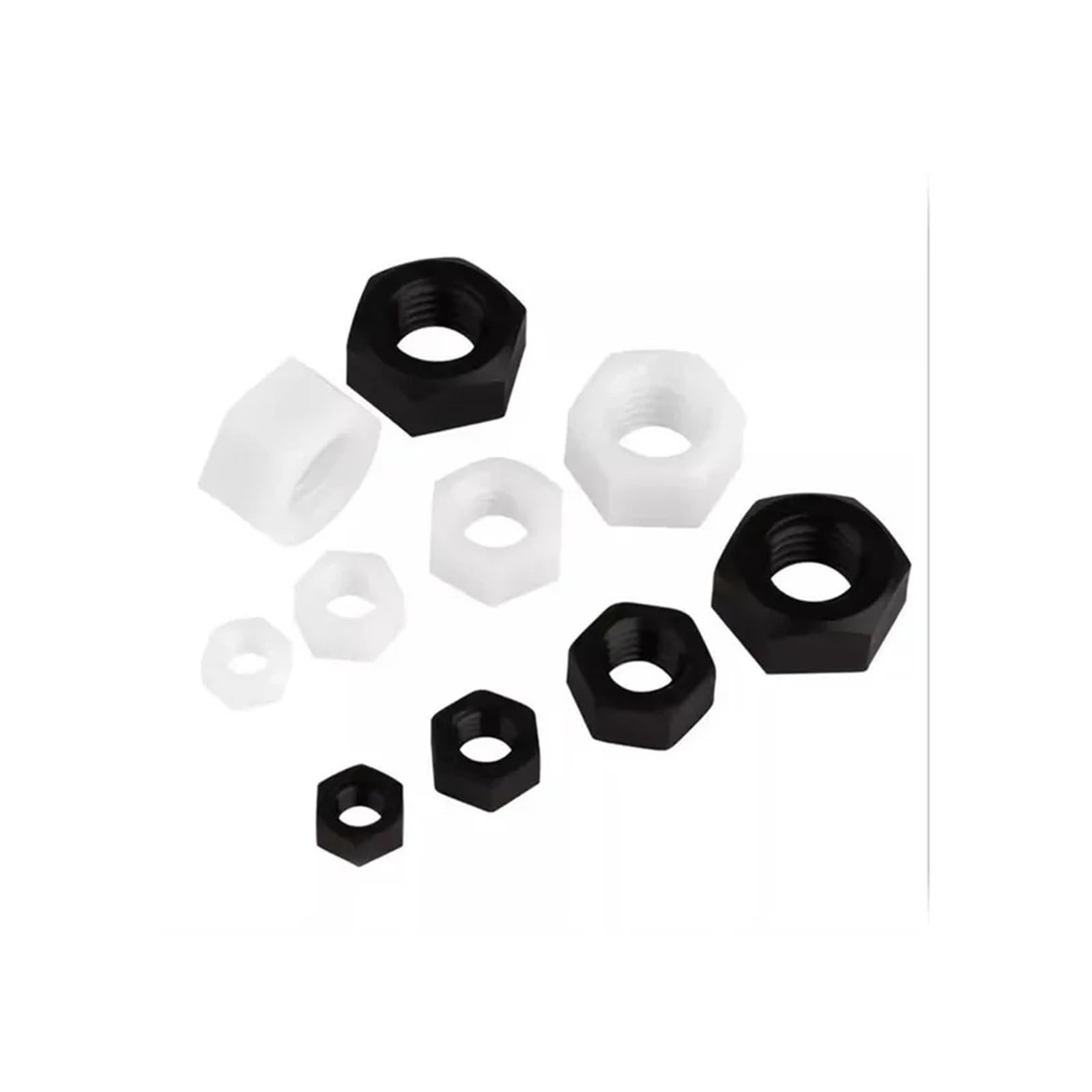 Tuercas hexagonales de Nailon