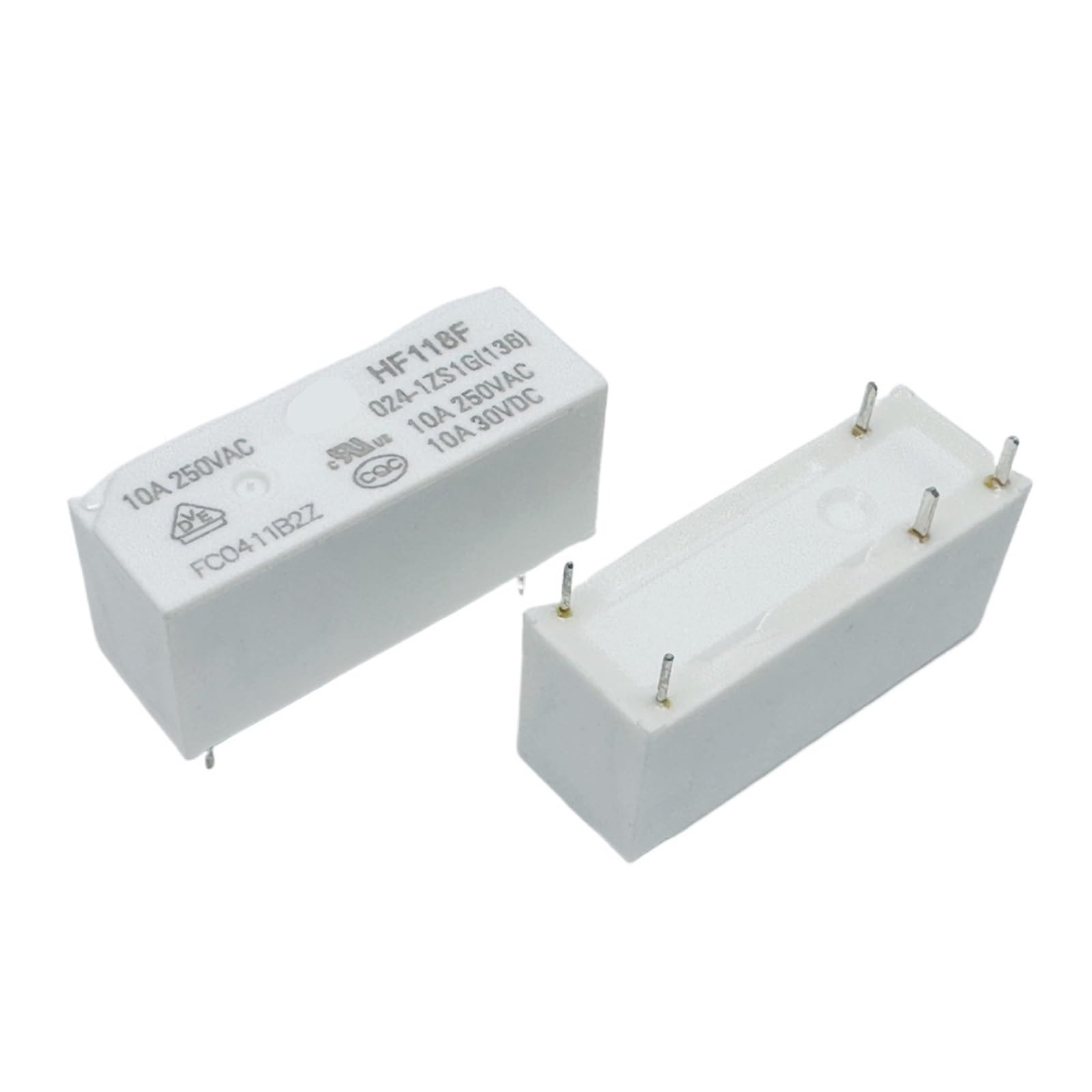 Yzwrwrmktb One Color 1Pc Hf118f 024-1Zs1g(136) (118Fc-10A) Relay 5Pins