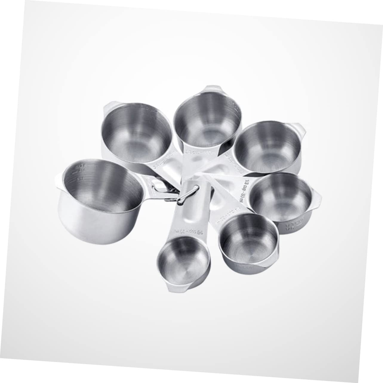 ABOOFAN 7pièces Cuillères Doseuses avec Graduation Outils de Cuisine pour Poudres et Ingrédients