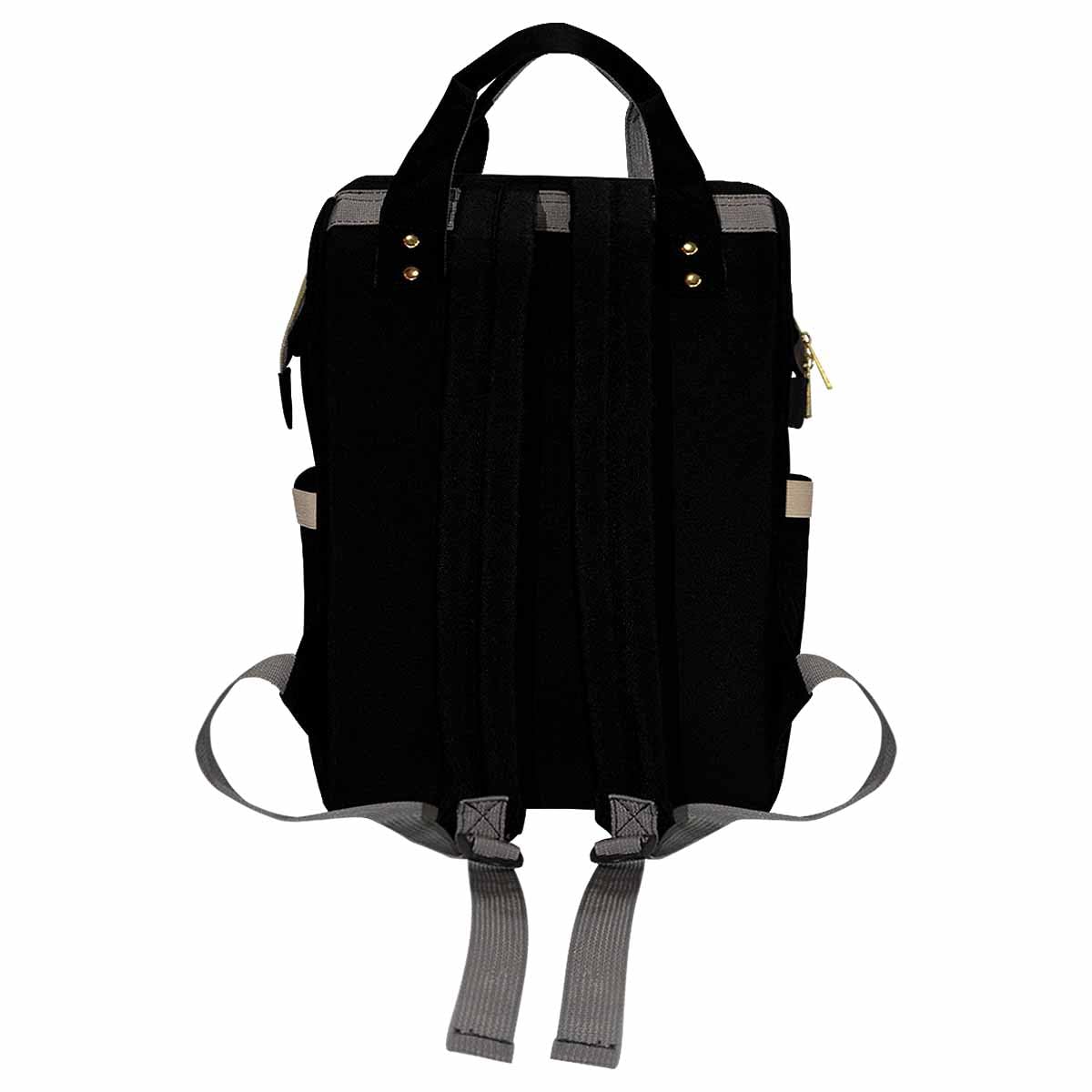 Personalized Diaper Bag with Name, Classic Black and White Checkered Pattern, Monogram Nappy Backpack with Thermal Pockets for Adults Kids, Large Capacity Waterproof Diaper Bag