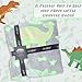 CityComfort Manta Polar Niño Dinosaurio Que Brilla en La Oscuridad, Fleece Blanket...