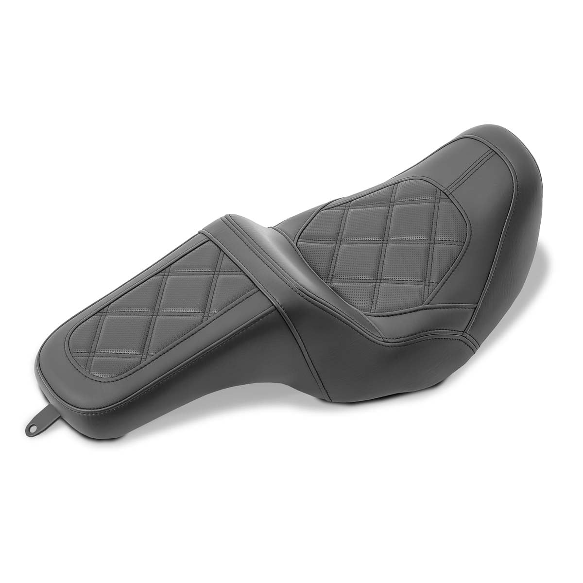 Selle Biplace Compatible avec Harley Davidson Dyna Street Bob 06-17 SF6 Noir