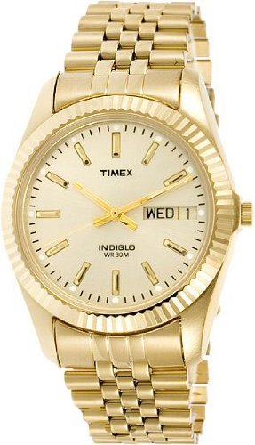 gold watch timex