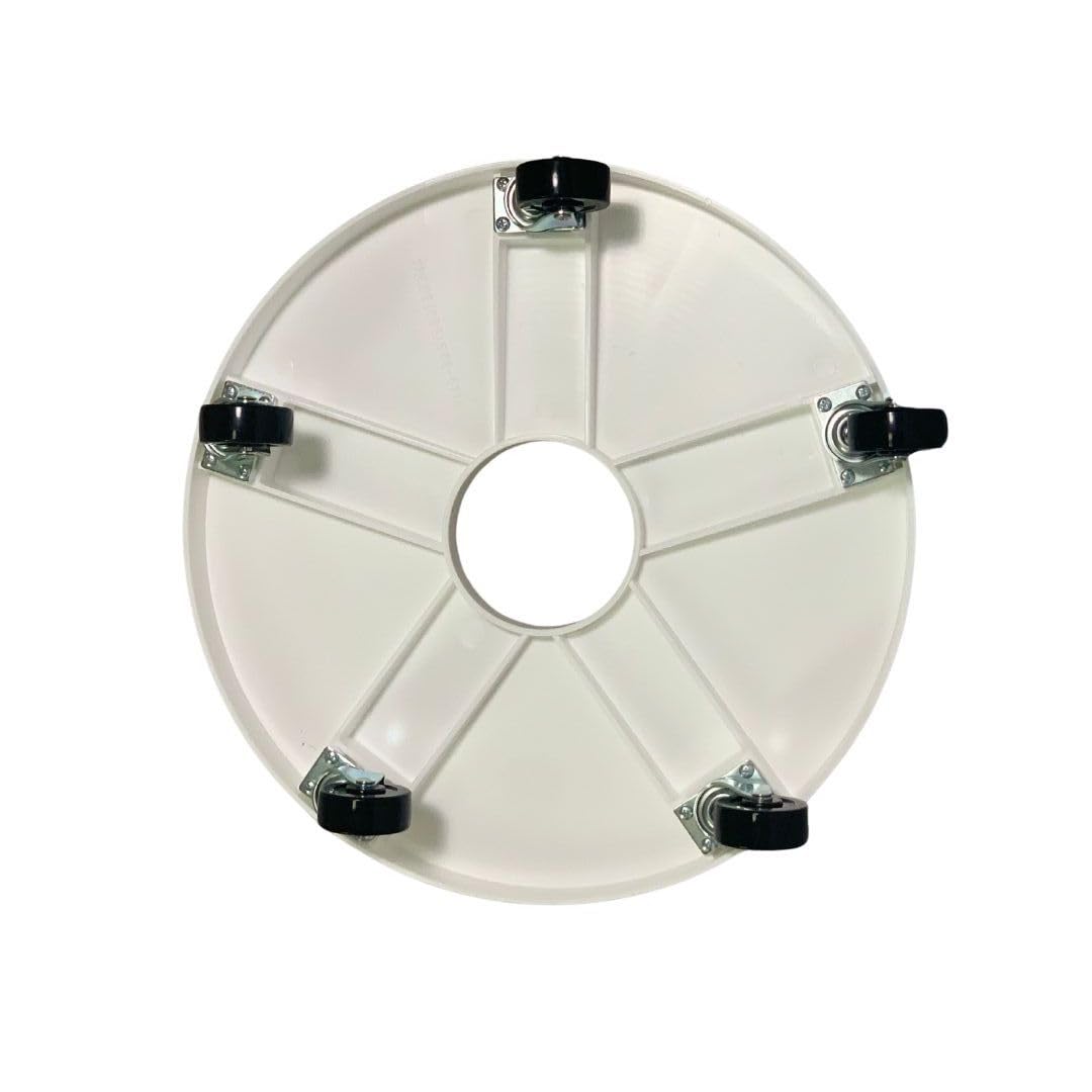 DeVault Enterprises DEV3000W 16 Inch Plant Dolly/Caddy White
