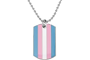Progress Pride Flag Dog Tags Pendant Necklace: A Symbol of Pride and Inclusivity