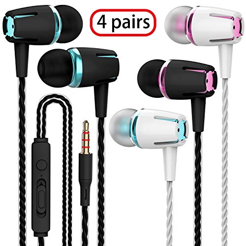 VPB Earbud Headphones with Remote & Microphone, in Ear Earphone Stereo Sound Noise Isolating Tangle  - //coolthings.us