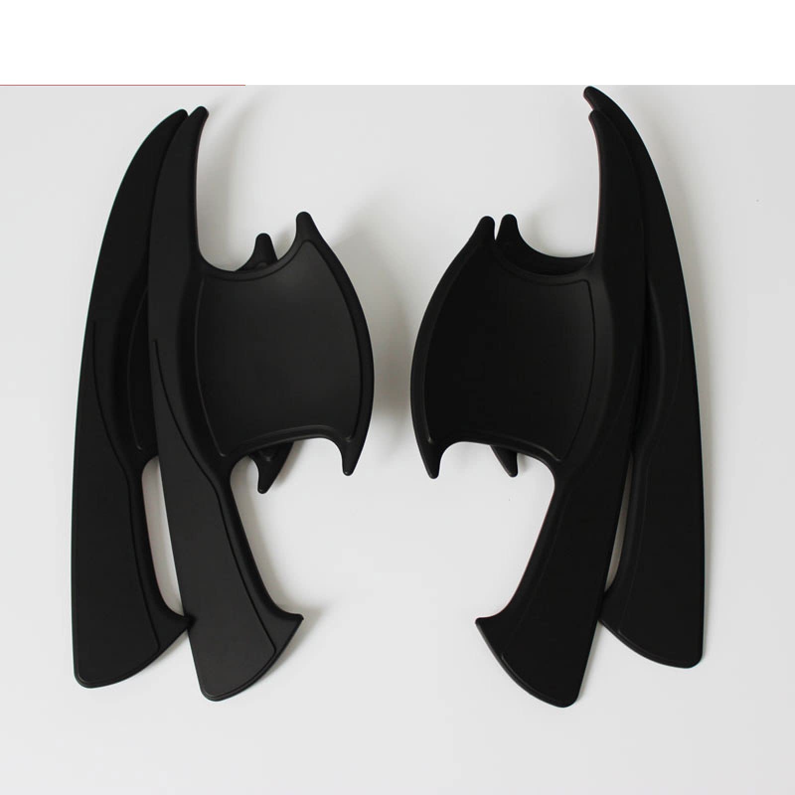 ABS Chrome black carbon fiber Door Handle Inner For Toyota Hilux Revo Rocco 2016-2019