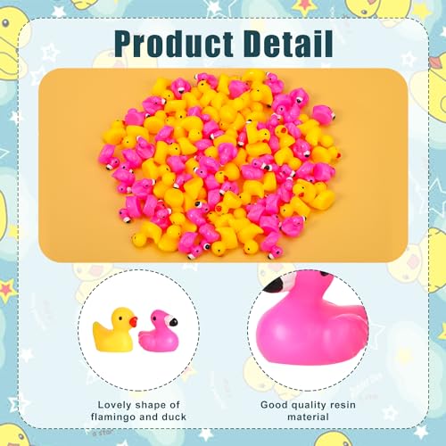 Tiny Rubber Flamingo Ducks - Image 3