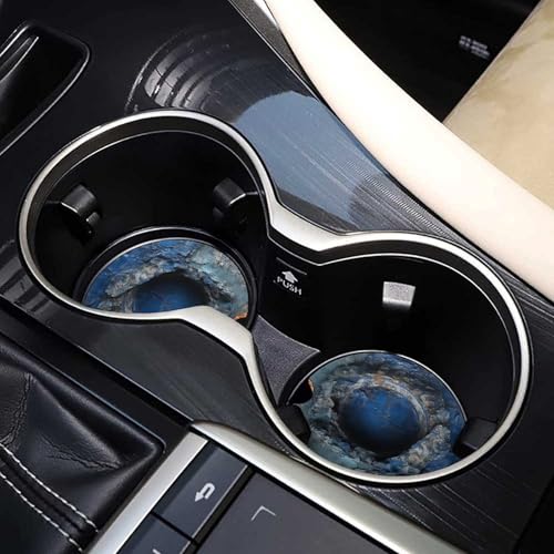 Portavasos para auto de madera, 2 unidades, diseño universal miniatura 7
