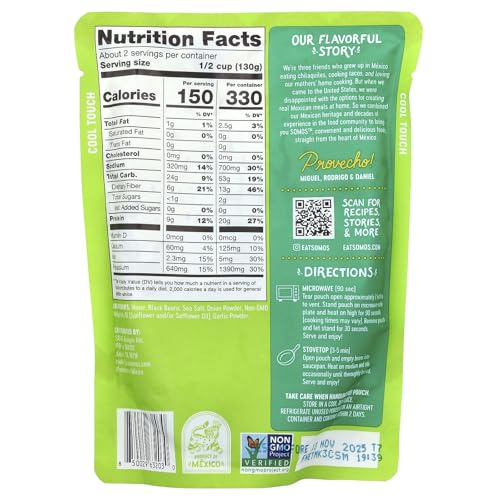 Image of SOMOS Mexican Black Beans 10 Ounce
