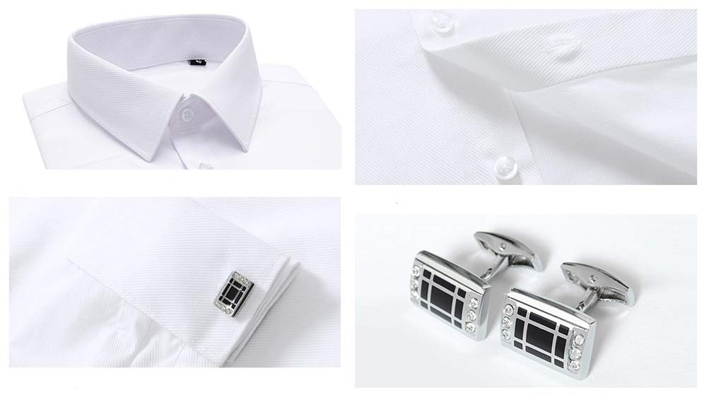 Hommes d'affaires Chemise Groom vêtements habillés Haut de Gamme