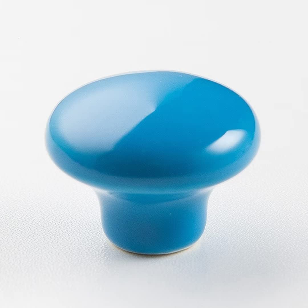 30 confezioni di maniglie per porte di credenze in ceramica, rotonde, per mobili e cassetti, maniglie con viti, maniglie colorate per bambini, per mobili e cassetti