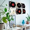 WANLIAN Clear Vinyl Record Shelf Wall Mount 6 Pack,vinyl holder wall,Acrylic Album Record Holder Display Your Daily LP Listening in Office Home (Clear) #4