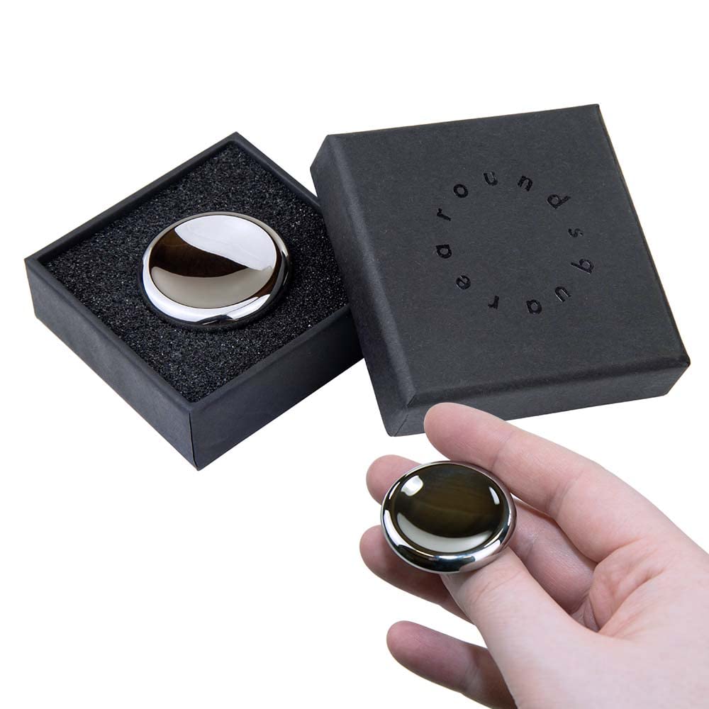 AroundSquareDeadeye STAINLESS (Large) Mirror Reduce stress TOY