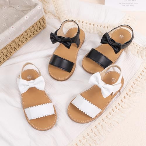 Image of Boys Girls Sandals Open Toe Breathable Princess Non-Slip Flats Summer Beach Lightweight Rubber Sole Sandals (Toddler /Little Kid)