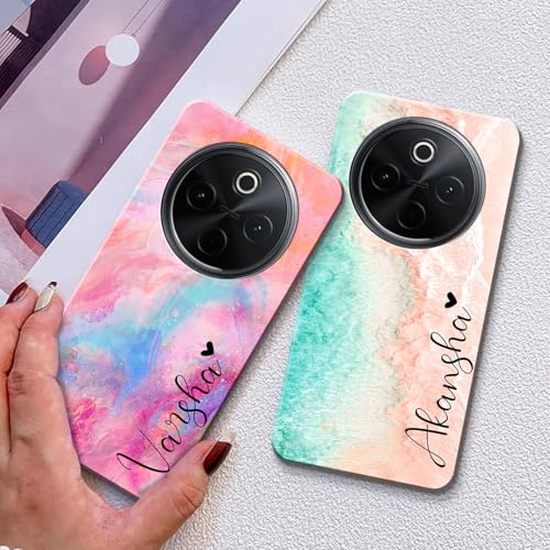 Image of COLORflow Back Cover Compatible with Vivo T4 5G / Y300 Pro 5G / iQOO Z10 5G | Marble Colors Customized Back Cover Compatible with Vivo T4 5G / Y300 Pro 5G / iQOO Z10 5G