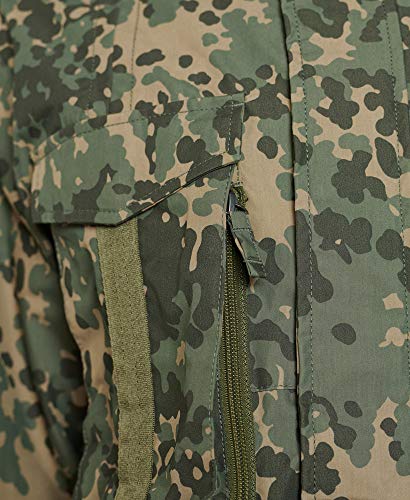 Superdry Dress Code Cagoule Giacca, Verde (Leopard...