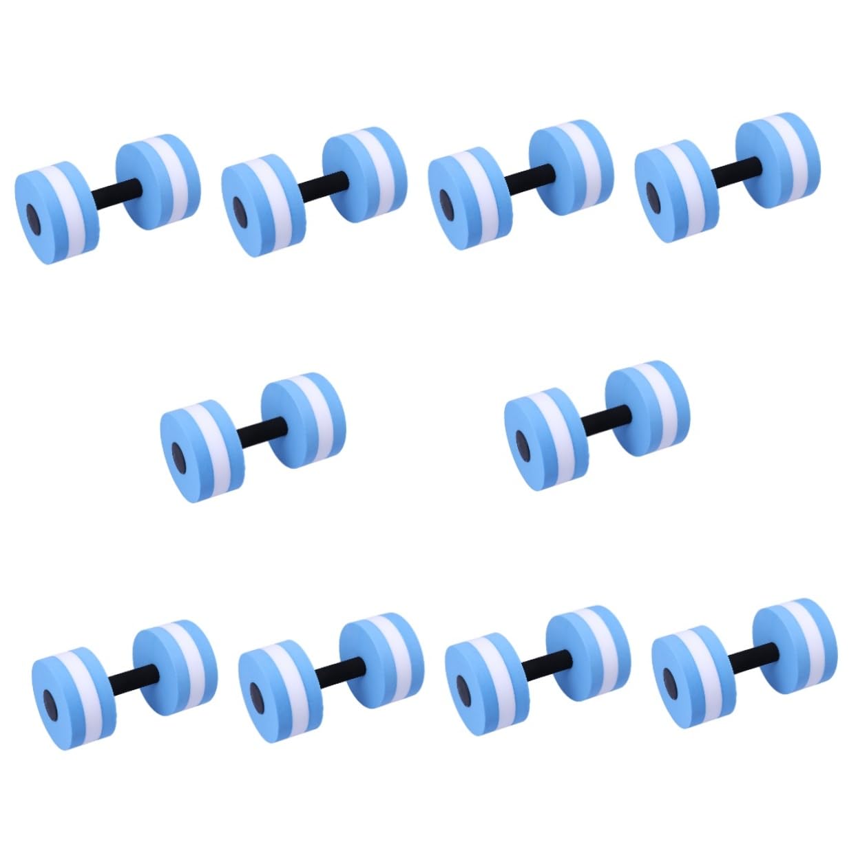 Supvox 4 Stück Aqua Fitness Wassersport schwimmtraining schwimmutensilien aquaifnesse Schwimmbarren Schwimmzubehör Voll mit Wasser Spielzeug Hantel Fräulein Fitnessgeräte