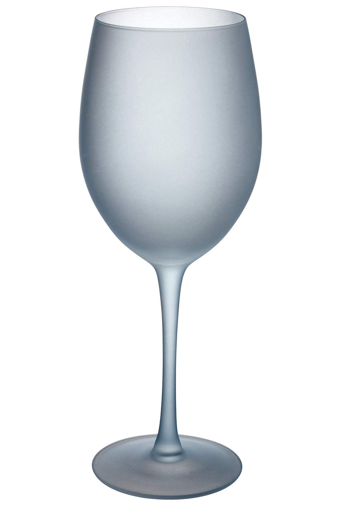 Villa d'Este Home Tivoli Shades of Blue Set aus 6 Frosted Gläsern, 550 ml