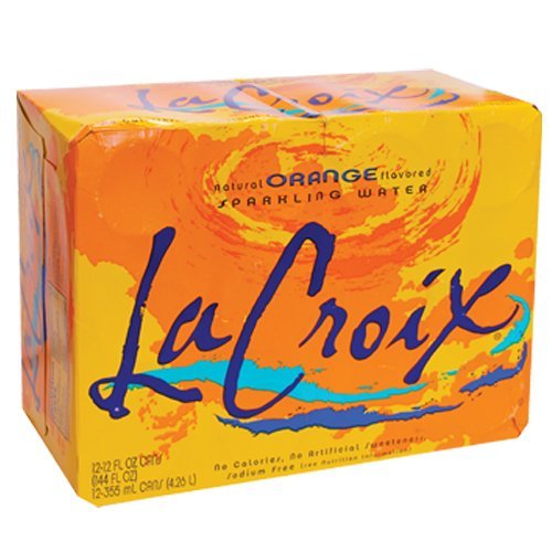 Image of La Croix, Water Sparkling Orange, 12 Fl Oz, 12 Pack