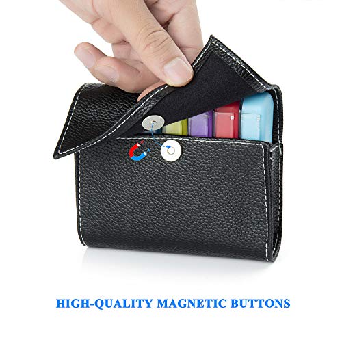 Comius Sharp Medicijnbox met 28 roosters, 7 dagen, regenboogpillendoos met PU-leer, handige en vochtbestendige… - Image 6