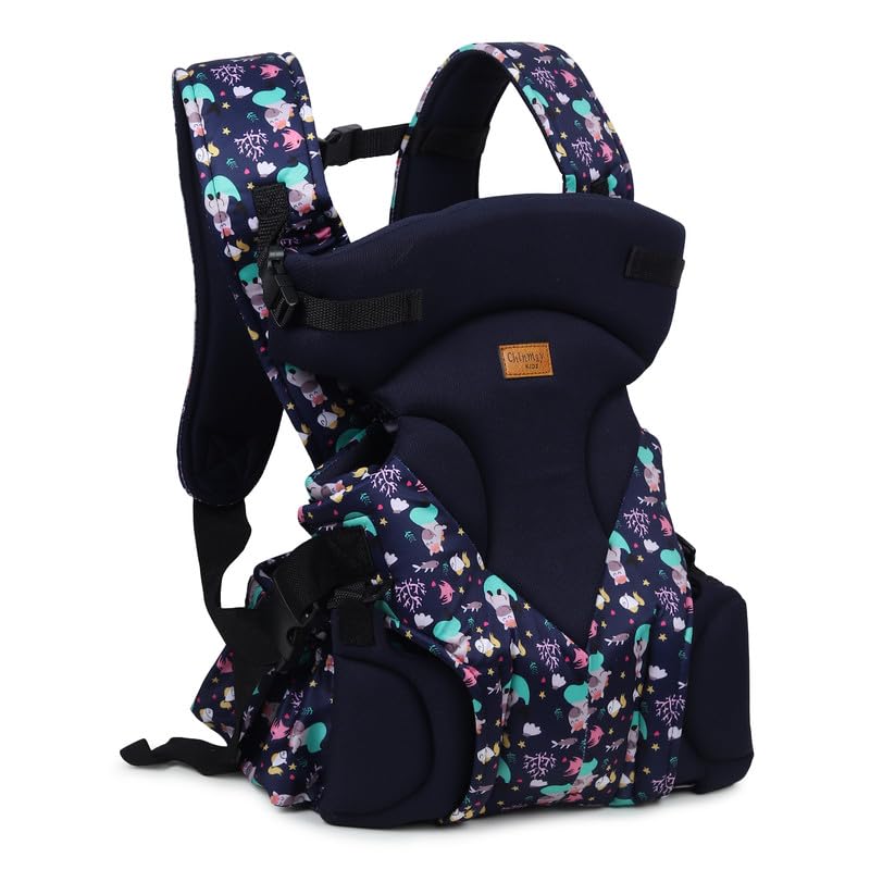 Image of Chinmay Kids Baby Carrier Kangaroo Toddler Sling Wrap Portable Infant Hip seat Baby Carrier Baby Carrier (Green, Back Carry)