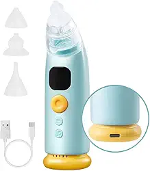 Aspirador Nasal Bebê Elétrico Infantil Usb Higienizador Nariz Removedor de Secreção