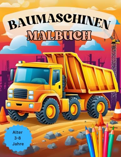 Baumaschinen Malbuch