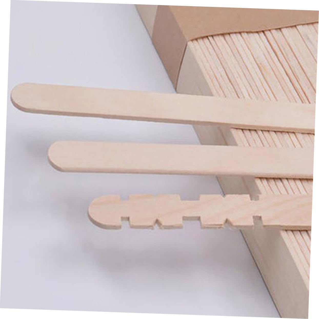 250 Piezas Palitos de Madera Naturales para Manualidades Palitos de Helado DIY para Proyectos Escolares y Actividades Infantiles