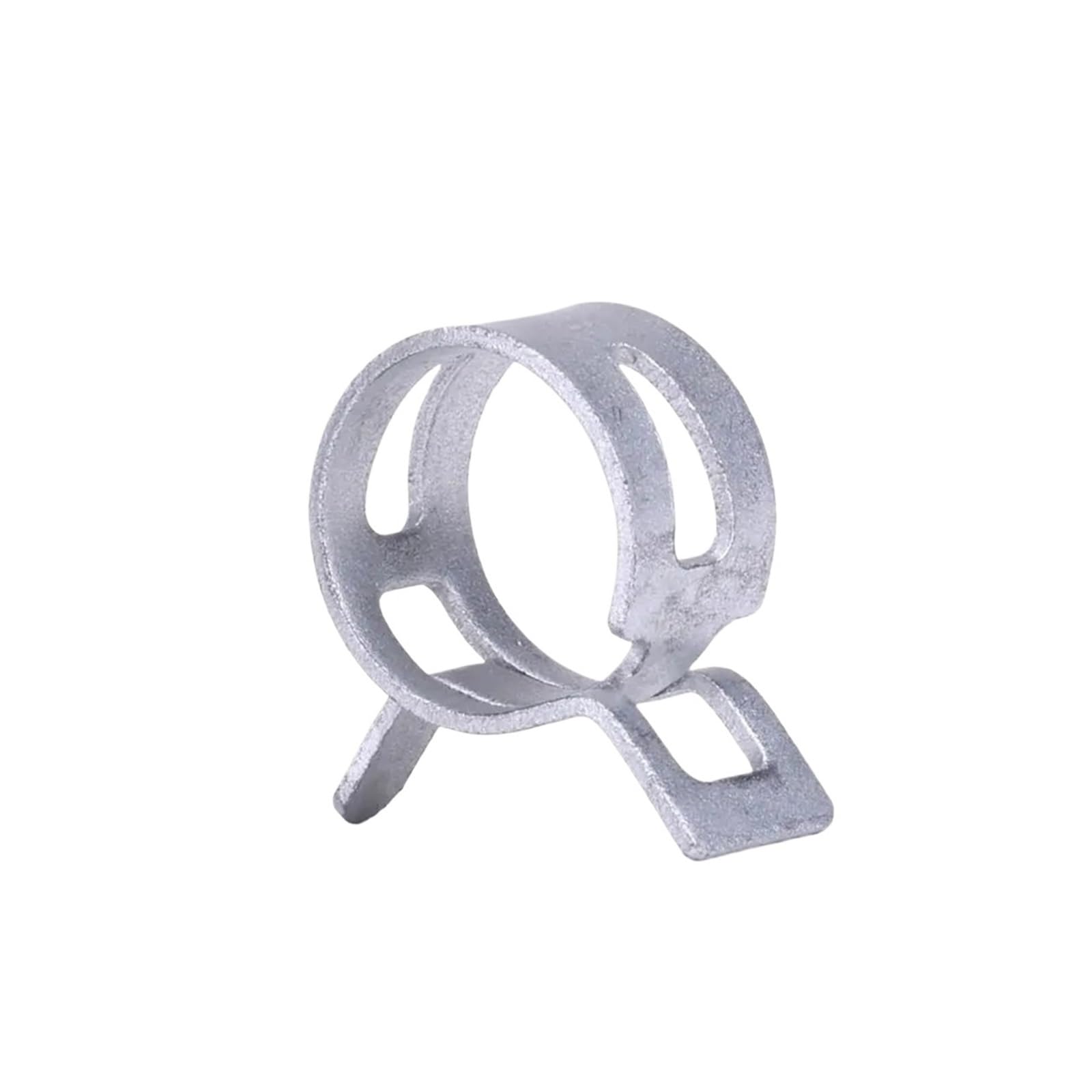 Hqycl One Color 65Mn Manganese Steel Coating Spring Hose Clamps Inner Dia 5Mm-22Mm Elastic Steel Buckle Water Pipe Hoop(22Mm 100Pcs)