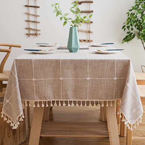 Pahajim-Picnic-Table-Cloths-Burlap-Linen-tablecloths-for-Rectangle-Tables-Rustic-Table-Cloth-Party-Table-Cloths-for-Kitchen-Dining-Outdoor-Tablecloth-Maroon-RectangleOblong55-x-79-Inch Pahajim Picnic Table Cloths Burlap Linen tablecloths for Rectangle Tables Rustic Table Cloth Party Table Cloths for Kitchen Dining Outdoor Tablecloth Maroon RectangleOblong55 x 79 Inch