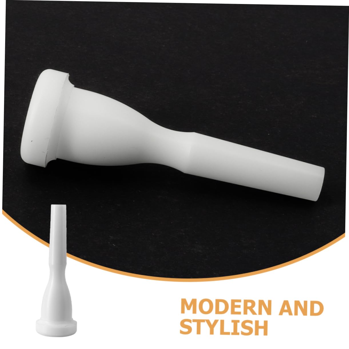 Yardwe Trumpet Mouthpiece for Musical Instruments Durable and Safe Replacement Accessory Easy Installation Outer for Beginners and Professionals